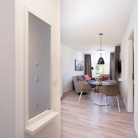 Godewindpark Deluxe-apartment 2-10 Mit Balkon Und Schoenem Gartenblick Lejlighed Lübeck